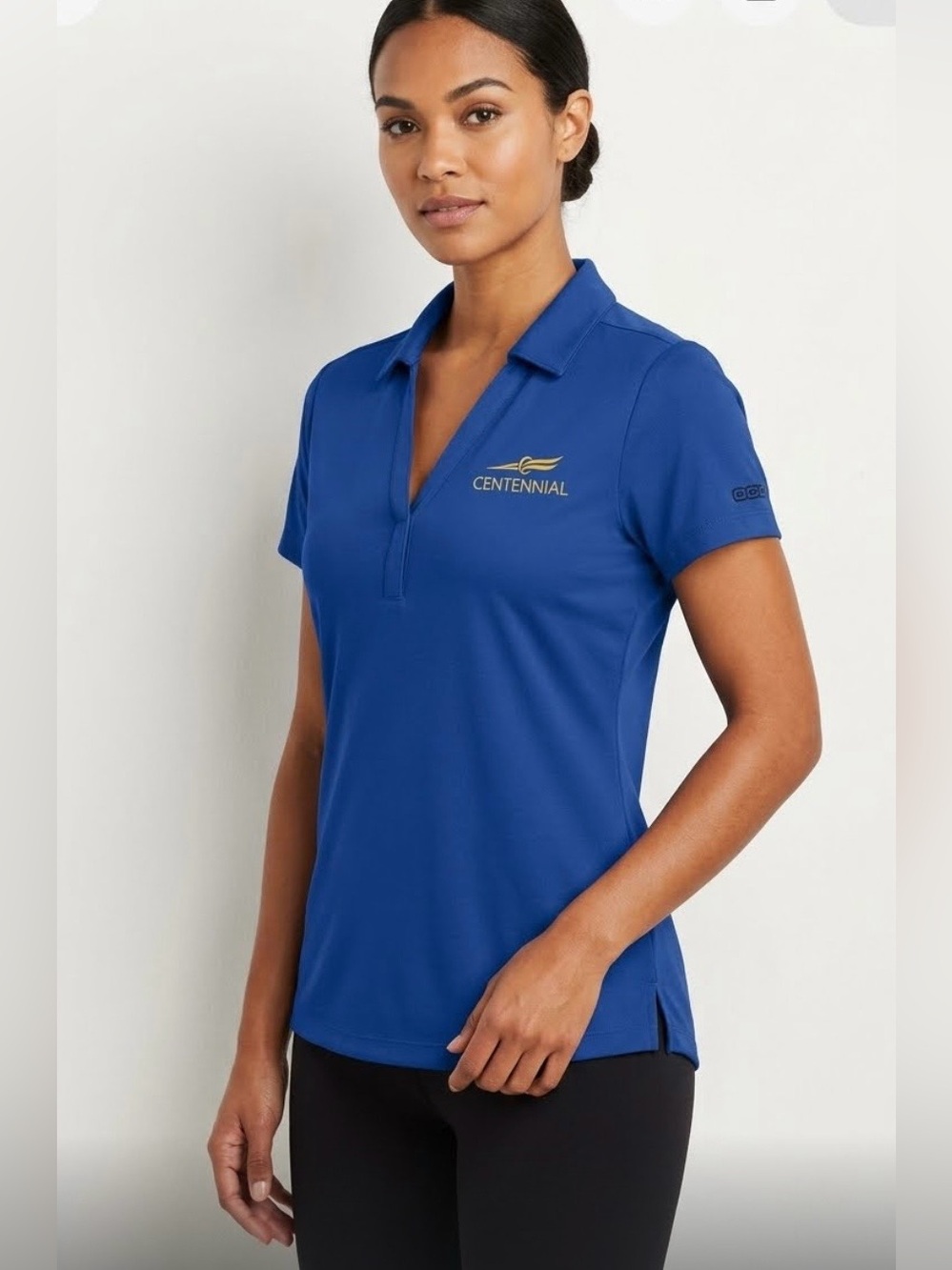 Women's Royal Blue Polo Top
